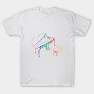 Technicolour Piano T-Shirt